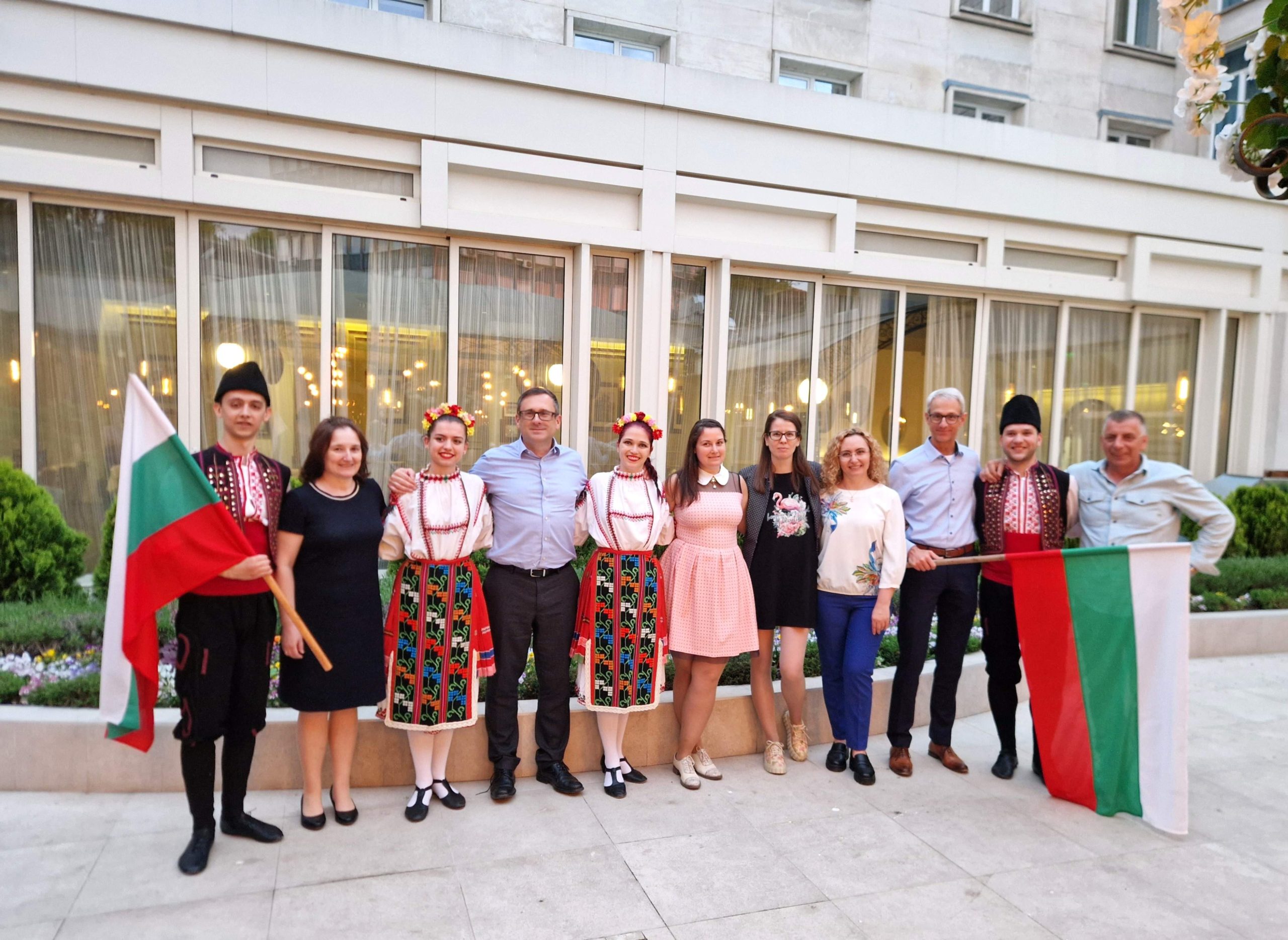 Safic-Alcan team celebrates 10 years of presence in Bulgaria with leadership and local staff.