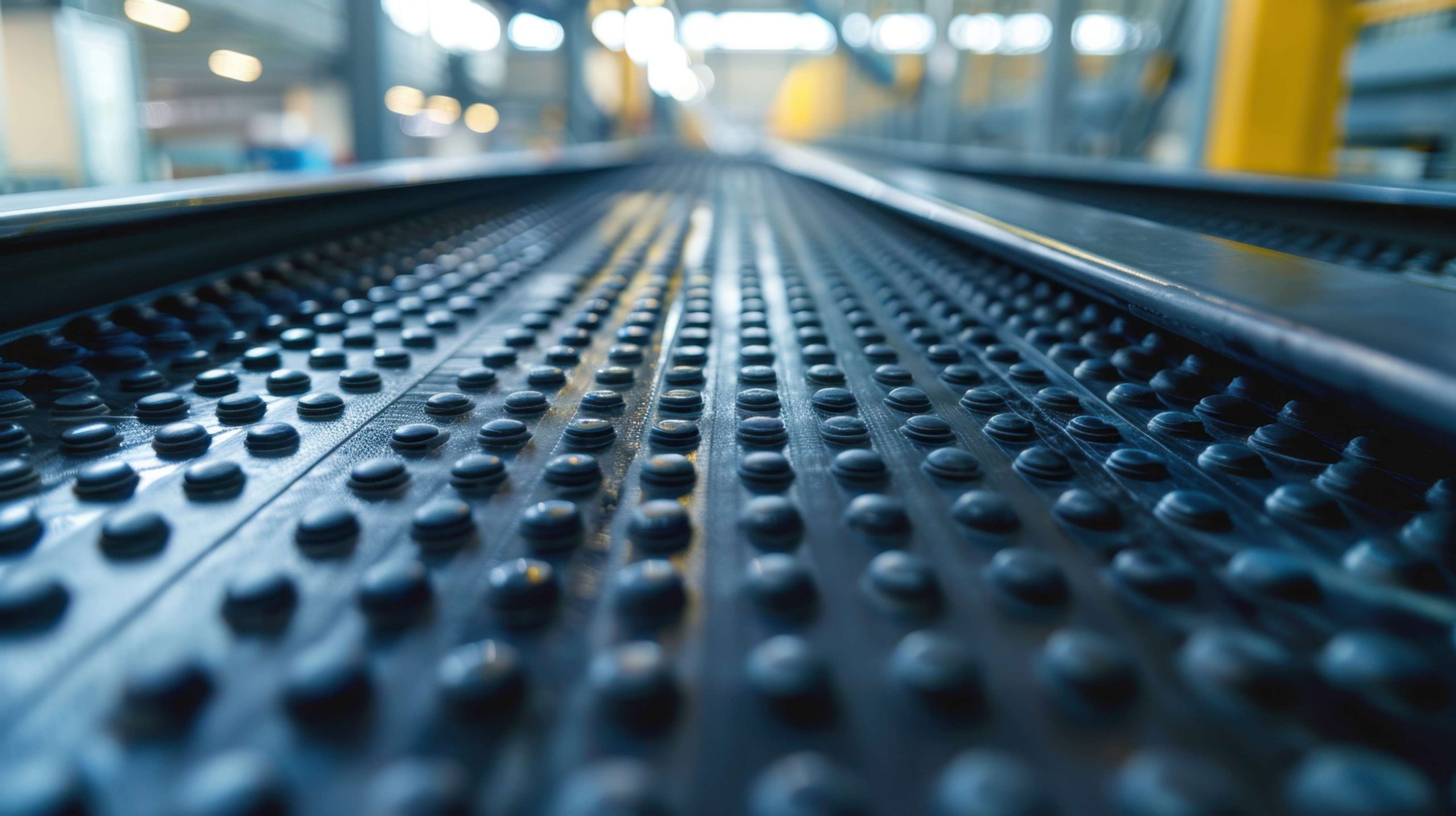 Téléchargé Enregistrer dans la bibliothèque Aperçu du recadrage Rechercher des fichiers similaires N° de fichier : 1247915983 Conveyor Belts: Rubber is key in conveyor belts